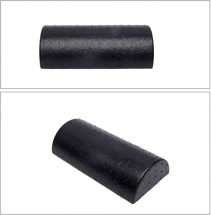 Half Round Foam Roller - Half Foam Roller, Semi-Circles Foam Roller, Half Round Roller, Half Round Yoga Roller | Half Round Exercise Roller, Compact Half Cylinder Foam Roller for Travel