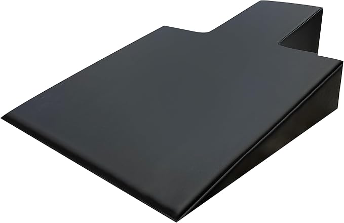 Large Upholstered Wedge for Pilates Reformer Machine, Fitness Equipment for Pilates, Pilates Reformer Accessories for Floor Exercises, Ideal for Home Pilates and Studio Use.