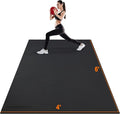 Large Workout Mat 6'x2' & 6'x4' - Home Gym Flooring for Weightlifting, Jump Rope, MMA, Yoga, Cardio, Stretch, Plyo, HIIT - Shoe-Friendly