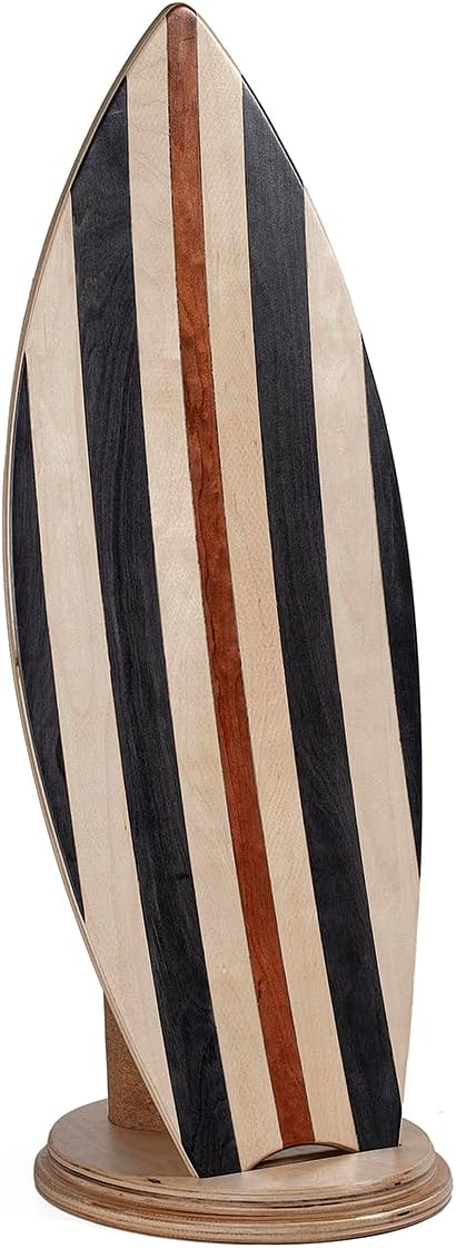 Balance Board Indoor Surfboard Surf Style Home Fitness with Wheel for Exercise, Athletic Training and Board Sports - Fun Workout Equipment For Balance, Stability and Improving Core Strength