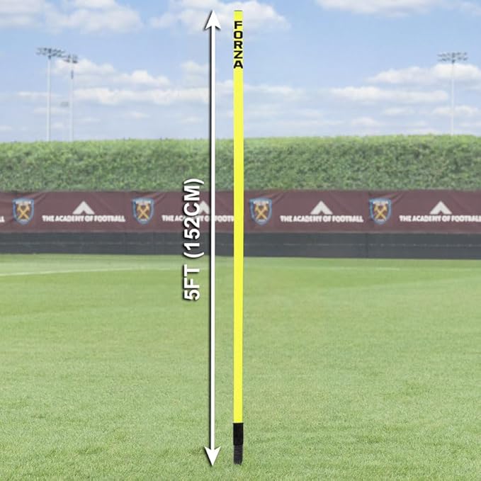 NWS Forza Spring Loaded Agility Poles | Improve Endurance, Speed & Footwork - Available in Packs of 8 or 16