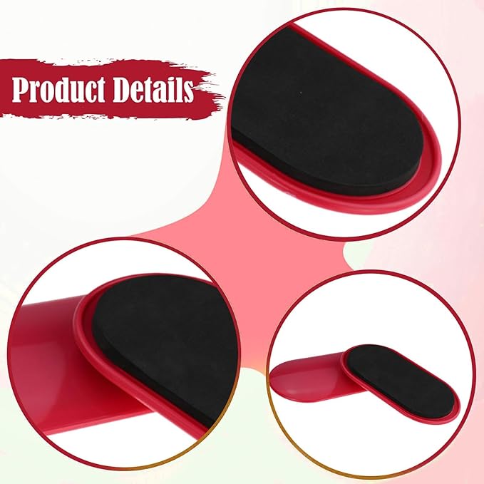 Core Sliders 2-Piece Set, Ab Pads for Beginner Home & Gym Workout, Portable Lightweight Sliding Discs for Dance Exercise