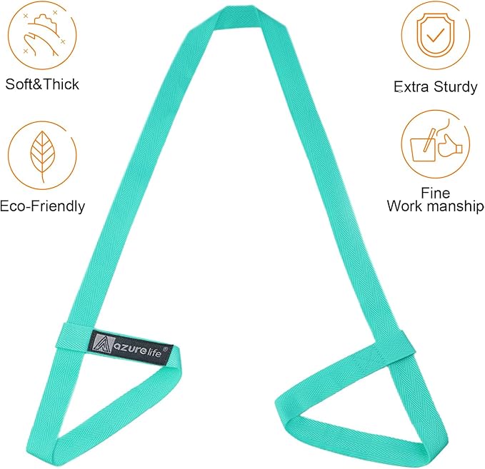 [MAT NOT Included] Yoga Mat Sling, Yoga Mat Straps for Carrying, Easy-Cinch Yoga Mat Holder Strap
