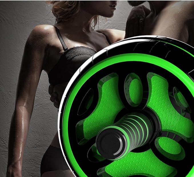Alipis Abdominal Exercise Roller Wheel with Steel Tube Thickened Pvc, Silent Fitness Abdominal Wheel for Core Training, 1pcs Ab Roller for Home Workout and Strength Training