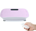 Silent Vibration Platform for Fitness & Weight Loss - 10 Frequency Levels, Full Body Shaking Machine with Noise-Reducing Motor, Auto Start/Stop, 3 Modes, Unisex Pink