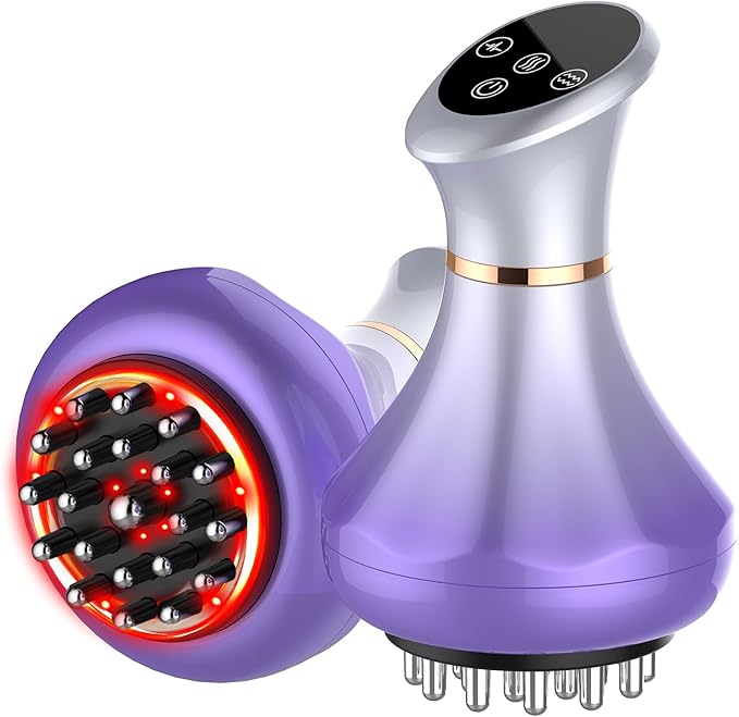 Lymphatic Drainage Massager, Anti Cellulite Massage Tool For Thigh & Belly Stretch Marks & Cellulite Reduction, Handheld Massage tools for Sciatica Nerve, Legs, Arms, Hip, Muscle, Low Back Pain Relief