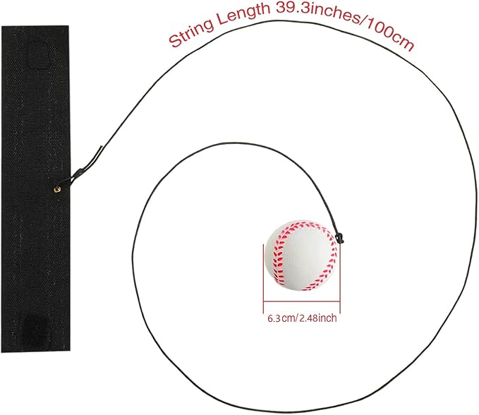Skylety 6 Pcs Wrist Ball Return Ball on a String with Strap Wristband Sports Rubber Toy Includes Basketball, Baseball and Football for Boys Girls Party Favor Gifts, Exercise or Play
