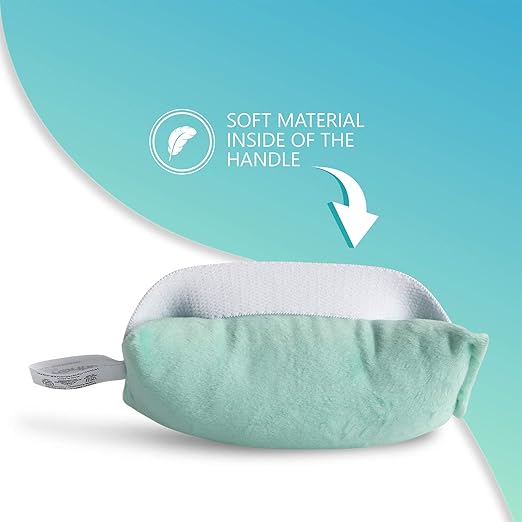 NYOrtho Hand Contracture Cushion 5" x 2.5" - 1-Pack Palm Grip for Stroke Recovery & Orthopedic Support - Latex-Free, Odor-Control, Sweat-Resistant, Machine Washable Palm Protector with Elastic Strap