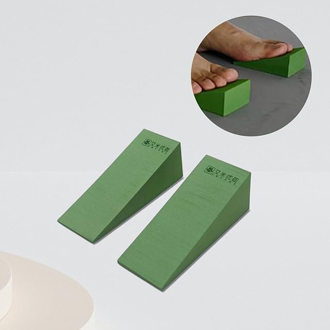 2Pcs Foam Wedge Wedge Blocks Slanting Board Back Support Heel Elevated