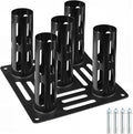 Barbell Holder Floor Stand VerticalBarbell Holder Floor Stand Vertical, 2-inch Barbell, Dumbbell Holder, Weight Training Equipment Organizer，Curl Bars, Hex Bars, Trap Bars, Triceps bars, Holds 5 Bars
