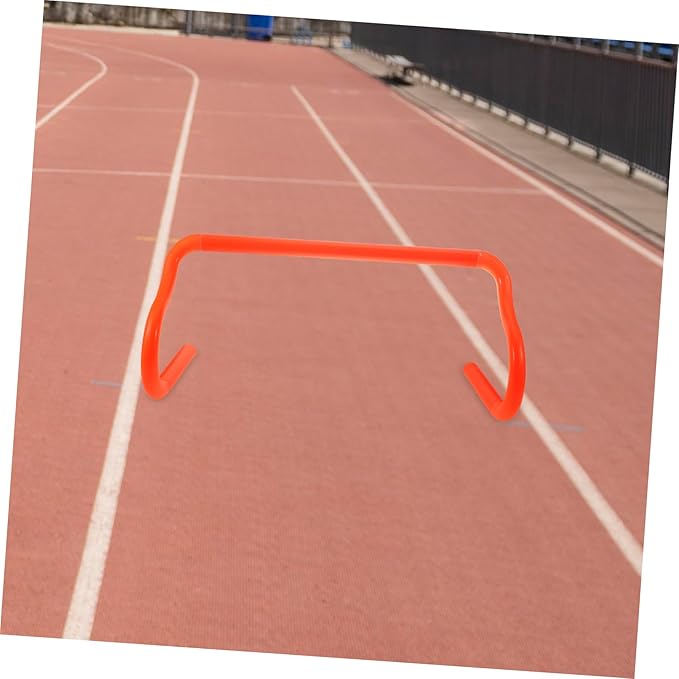 Durable Agility Hurdles for Football Training Weatherproof Convenient Detachable Design for Athletes and Improve Speed and Jumping Skills Orange