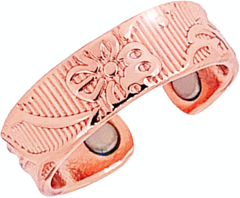 LONGRN-Magnetic Copper Ring adjustable size for Arthritis for Women