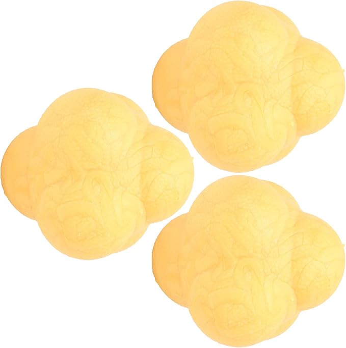 3Pcs Bounce Reaction Balls, TPR Material, Speed Coordination Training Set for Athletes, Portable and Durable Multisport Tools, Size 2.8x2.2in