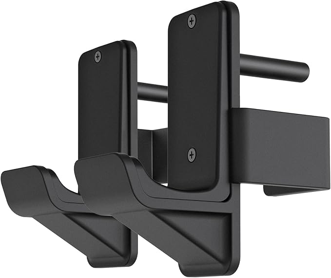 Kipika J-Hooks for 2'x2'and 3'x3' Power Rack - Bottom Reinforced Steel Hooks with Rubber Pad - Set of 2