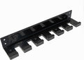 Valor Fitness Vertical Olympic Barbell Wall Mount Storage Rack for Home & Garage Gym - 3-Bar & 6-Bar Barbell Holder