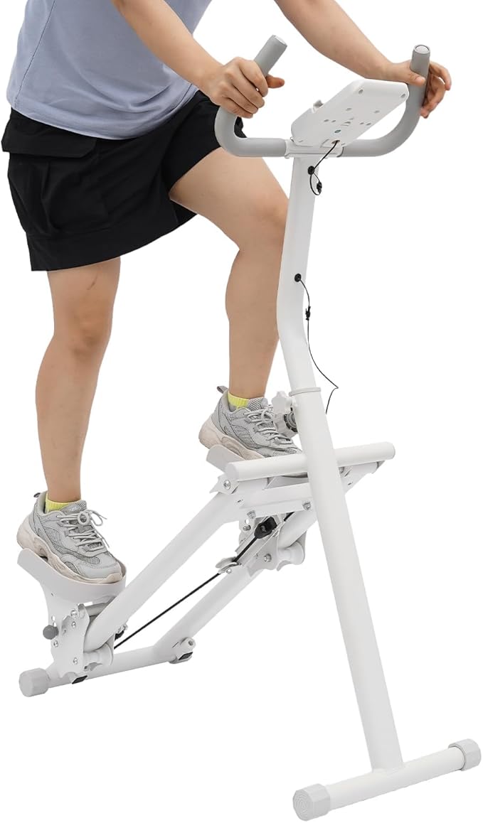 Home Climbing Stepper Machine, Foldable Stepper with Digital Monitor 3 Resistance Levels and 264LBS Capacity for Full Body Workout at Home Gym