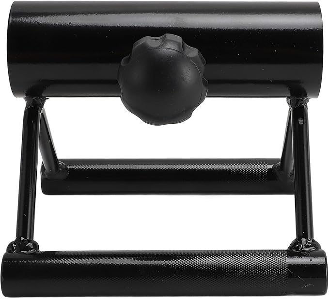 V Bar Landmine Handle Attachment for Barbell Bar, Iron Double D Row Handle, Strength Training Equipment for Home Gym, Secure Locking Knob for Stable Workout, Versatile Fitness