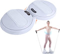 Ab Twister Board, Waist Twister Machine with Counter & Resistance Bands, Adjustable Foot Spacing Waist Twisting Disc for Slimming, Toning and Fitness, Core & Ab Workout Disc