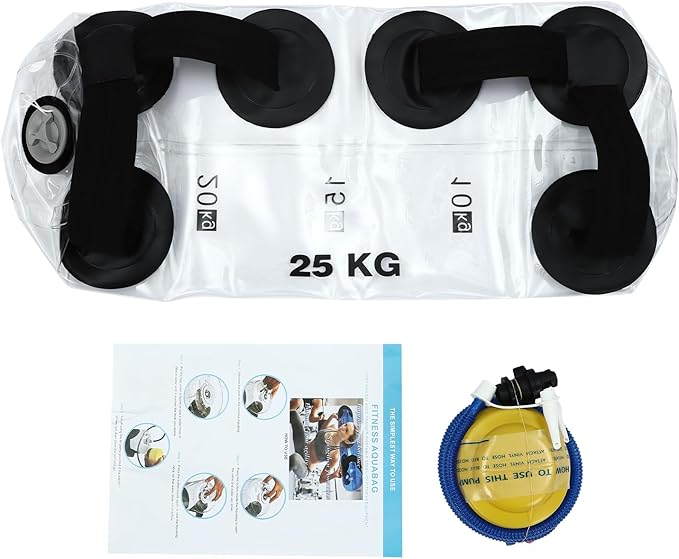 Water Weights Aqua Bag for Workout 55lbs, Workout Sandbag Alternative Strength Training Sand Bag Portable Stability Fitness Equipment