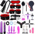 Red Fashion 28 Piece Pilates Equipment Combination Cosplay Yoga Set, Indoor Wrist and Hip Fun Sports Accessories, Couple Gift