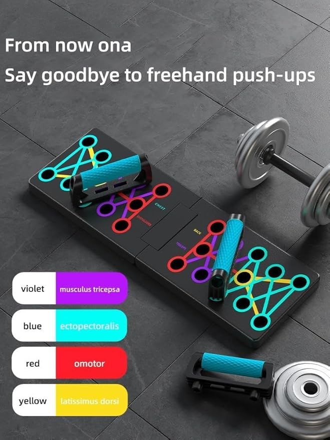 15 in 1 push up board for men solid Home Workout Equipment for Chest & Arm Strength Training, Multi-Functional Pushup Stands System for Men & Women, Portable Fitness Equipment for Fat Burn & Muscle Building