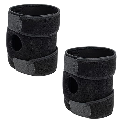 PRETYZOOM 2pcs Pressurization Knee Wraps Breathable Knee Support Sleeves for Basketball Cycling Climbing Sports Protective Joint Pads
