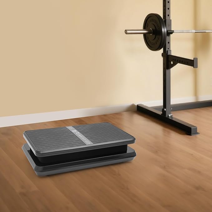 Plate Exercise Machine | Mini Vibration Plate Exercise Machine | Portable Full Body Vibration Platform | for Weight Loss, Toning & Wellness | Adjustable 99 Speed Level | Max 330 Lbs