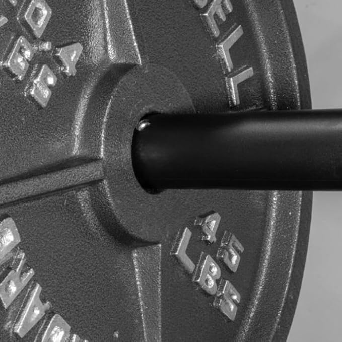 PP Adapter Sleeve - Converts 1" Standard to 2" Weight Plate Posts (25mm to 50mm) with Hex Wrench, for Barbell Curl Bars & Strength Training Equipment