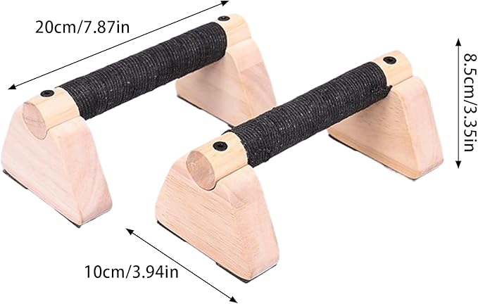 Push up Bar - Strength Training Pushup Stands Calisthenics Bars | 2X Portable Equipment Set with Ergonomic Grips for Fitness Training Home Gym Workout