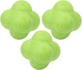 3Pcs Hex Bounce Reaction Ball, TPR Coordination Reflex Exercise Sports Fitness Training Ball for Coordination Training