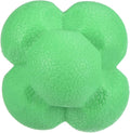 Reaction Ball - TPR High Difficulty Agility Training Ball Apply to Sports Exercise Daily Use (Green)