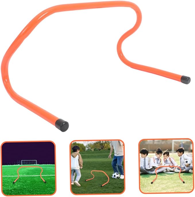 Happyyami Agility Hurdle Set 4 Pack Soccer Training Hurdles Durable PVC for Boys and Girls Football Basketball Training