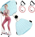 AB Workout Equipment Twist Board for Exercise, Silent ABS+Carbon Steel Home Gym, 150KG Capacity, Fat-Burning, Pre-Assembled & Instant Use