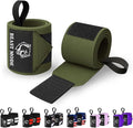 TECEUM Weightlifting 18" & 12" Wrist Wraps with Thumb Loop – Heavy Duty Wrist Workout Braces for Men and Women – Ideal for Powerlifting, Strength Training, Bodybuilding