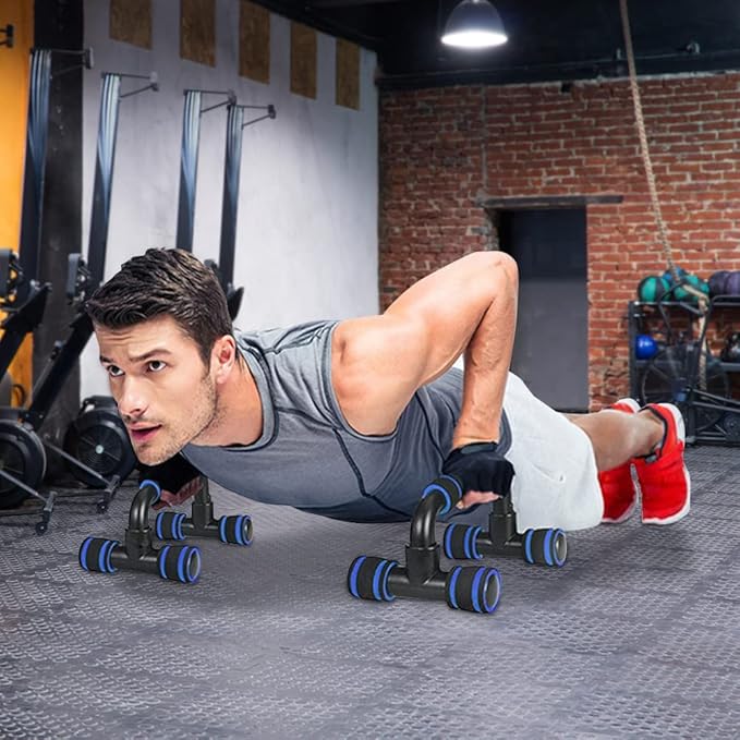 Push Up Board, Enhanced Multi-function Foldable Push Up Bar with Resistance Bands, Portable Strength Training Equipment, Push Up Handles for Perfect Pushups, Professional Push Up Workout Equipment for Home Gym