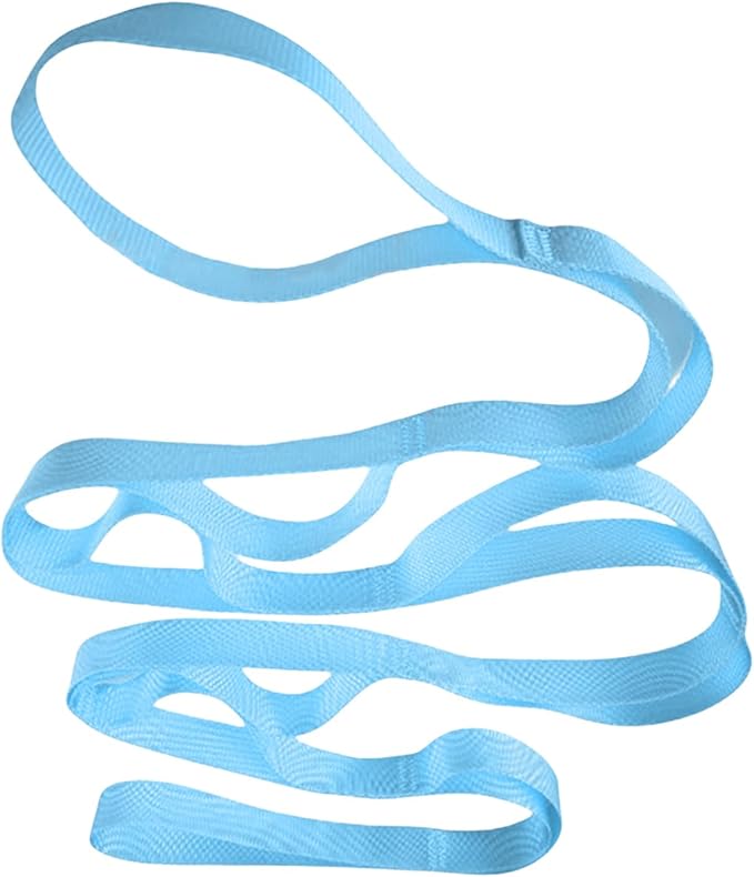 Stretching Strap Pilates Strap For Physical Therapies 10 Loop Pilate Strap Stretching Not-Elastic Exercise Stretch Strap