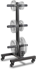 Marcy Olympic Weight Plate Tree for 2-Inch Plates Weight Storage Rack
