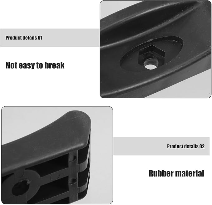 4pcs Dumbbell Rack Spacer Rubber Pads, Barbell Holder Attachment with Shock Absorber, Non-Slip Weight Stand Rubber Saddles for Home Gym Strength Training Equipment