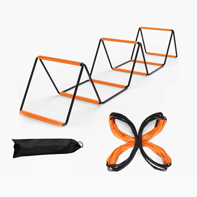 Football Agility Ladder Workout Ladder Coordination Folding Stairs with Carry Bag Training Equipment Agility Training Ladder