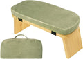 Meditation Bench with Cushion Ergonomic Non Slip Modern Support Kneeling Stool Soft for Indoor Outdoor Leisure Tea Ceremony