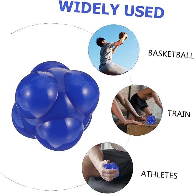 POPETPOP Hexagonal Reaction Ball Agile Training Equipment for Goalkeeper Reflex Speed Enhancement Fitness Agility Ball for Home Sports and Coordination Practice