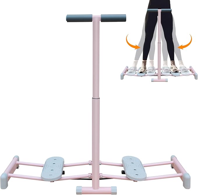 Ski Machine, Simulated Ski Trainer, Adjustable Height Ski Machine Exercise Equipment for Leg Pelvic Floor Muscle Workout, Fun Cardio Fitness Equipment for Home Full Body Workout