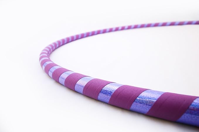 Weighted Beginner Fitness Hula Hoop for Adults - Exercise Hoop for Weight Loss & Core Workout - Large Diameter Hoop for Easy Learning - Handmade in USA - Multiple Sizes & Colors