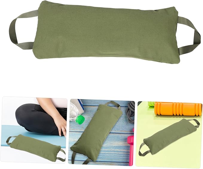 KICHOUSE Versatile Exercise Bag Yoga Gear Removable Weight Canvas Sandbag for Yoga Training Supplies