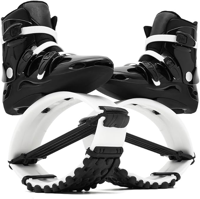 Kangaroo Jump Shoes for Women & Men – Adult Moon Shoes with 4 Springs, Low-Impact Fitness Jumping Boots for Exercise, Weight Loss, Cardio