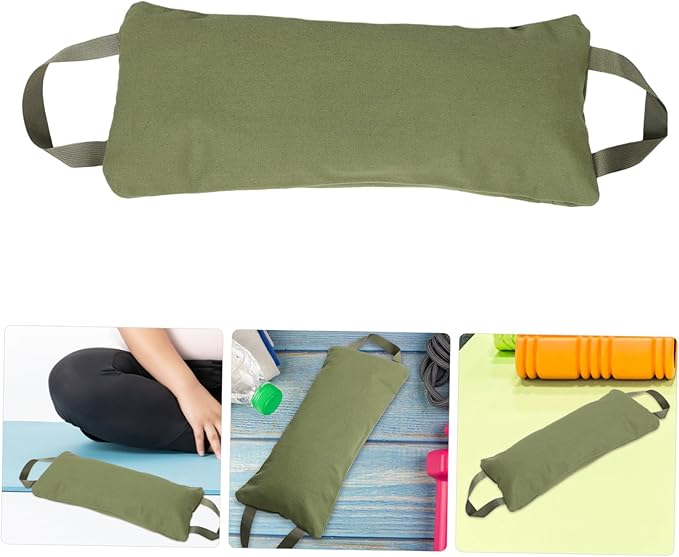 ibasenice Weightlifting Sandbag Canvas Fitness Hanging Bag Refillable Yoga Prop for Home Gym Leg Sculpting Workout Bag