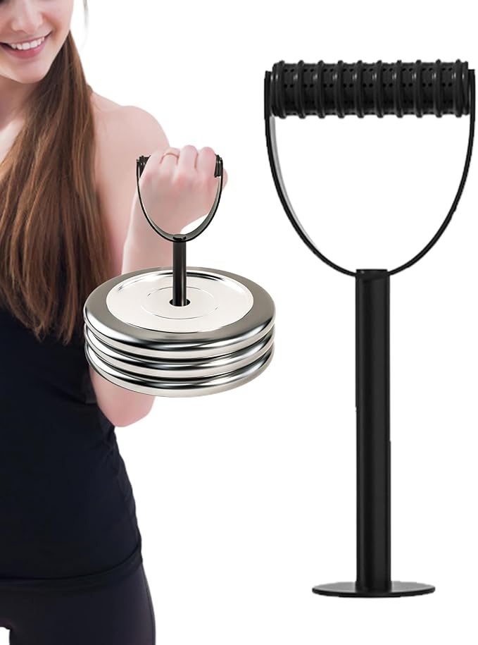 Adjustable Kettlebell Converter, Dumbbell Gripper Accessory, Heavy-Duty Plate Lifting Tool for Home Gym, Portable Strength Training Equipment with Easy Use, Exercise Gear with Modern Design