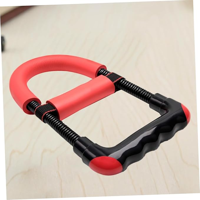 BESPORTBLE Hand Strength Training Device Grip Trainer Core Wrist Strengthener Hand Exerciser Grip Strengthener Aluminum Handles for Climbers Weightlifters and Athletes Red