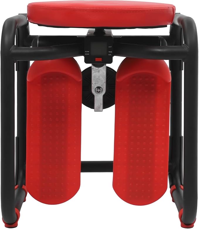 Mini Steppers for Exercise at Home, Side-to-Side Lateral Rocking Fitness Stepper with Digital Monitor/Resistance Bands Machine, Total Body Workout, 300LBS Capacity for Home Workout