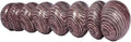 High-Density Foam Roller for Deep Muscle Massage of Legs & Back, Releases Muscle Pain, Pilates Fitness Yoga Pillar （Purple Wave）